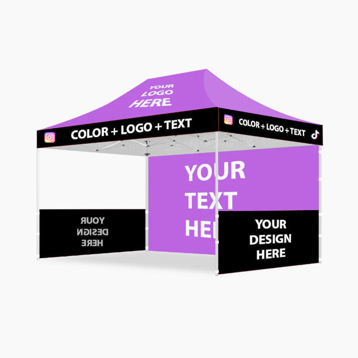 10x15 Custom Canopy Tent Package