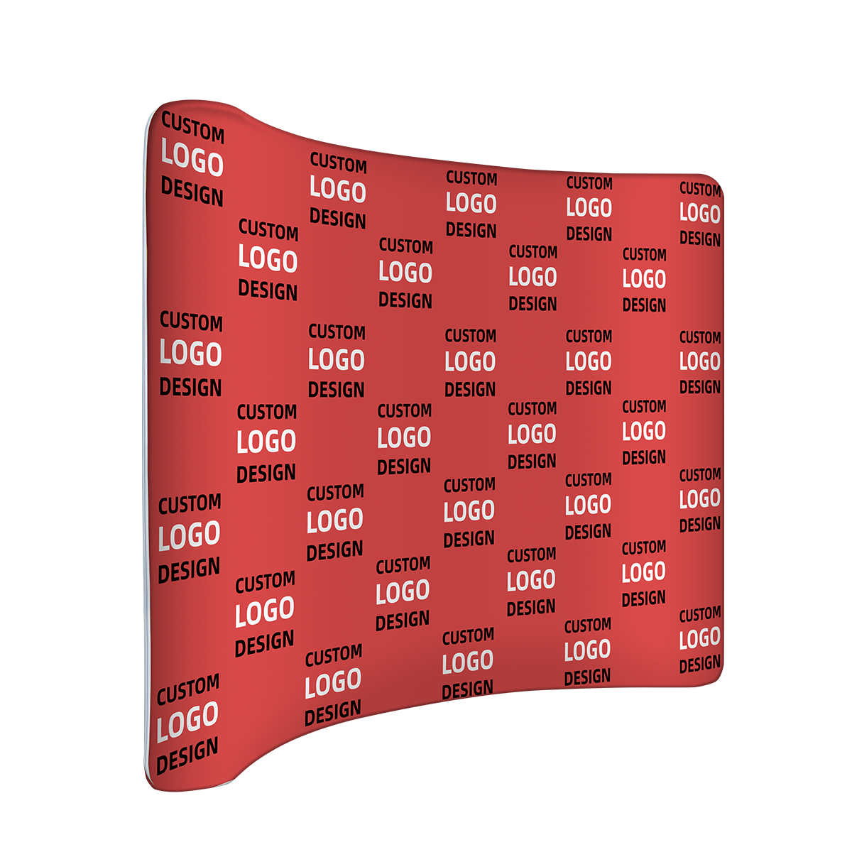 Custom Curved Tension Fabric Display