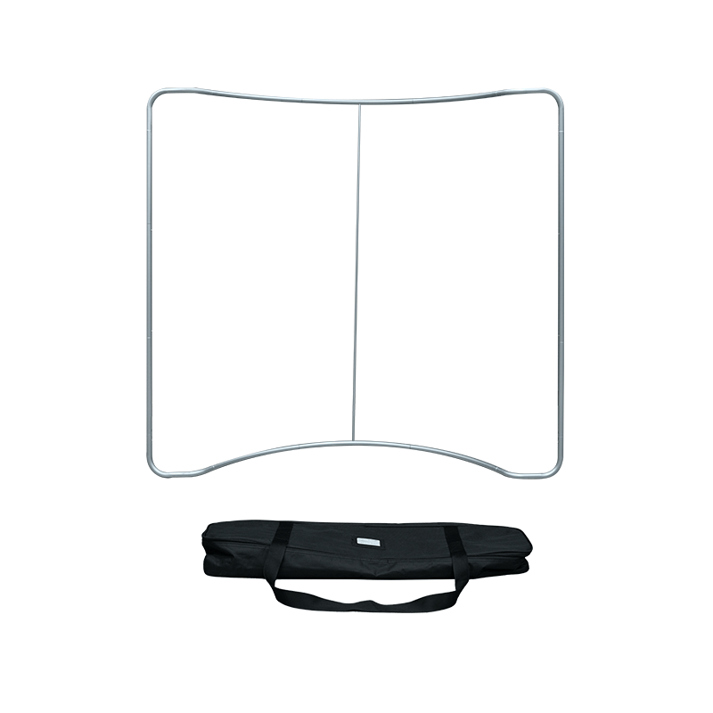 Custom Curved Tension Fabric Display