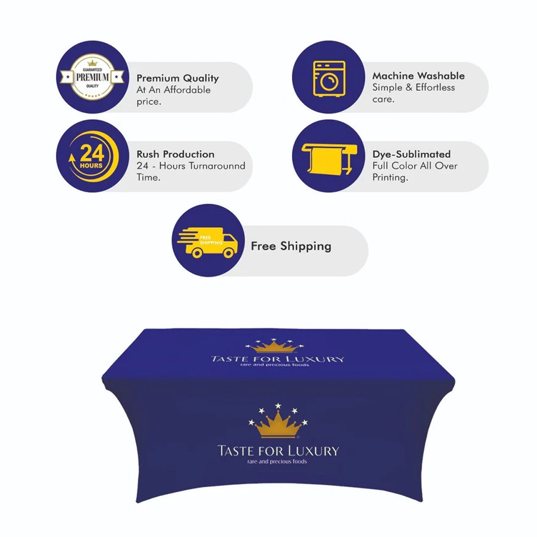 Custom Stretch Table Cover