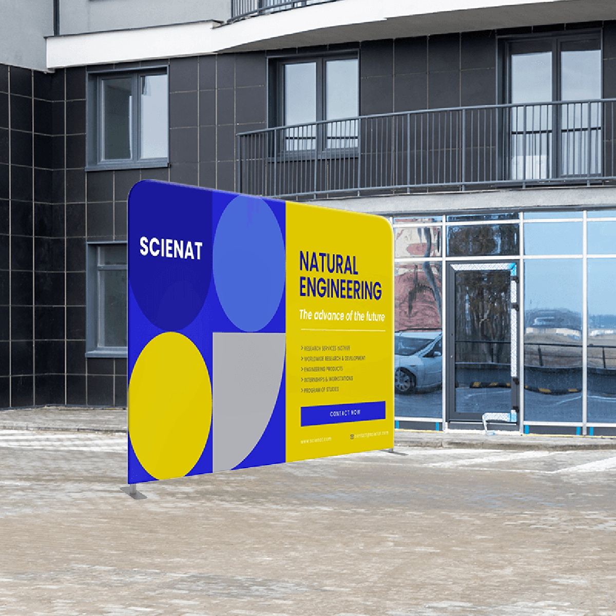 Custom Straight Tension Fabric Display