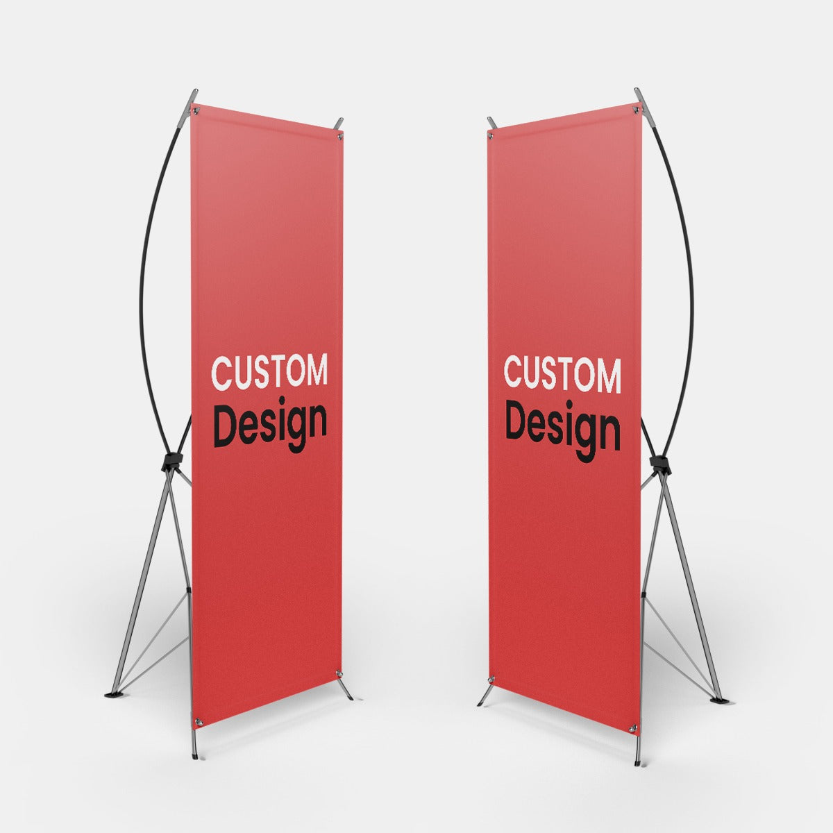 Custom X Stand Banner Display, Premium X-Stand Banners for indoor and outdoor use, Ready to use