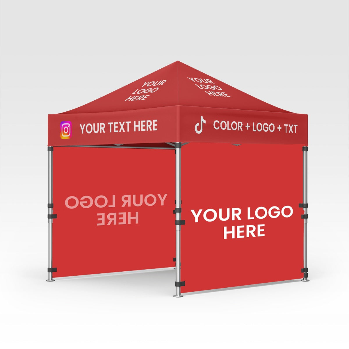 10x10 Custom Canopy Tent Package