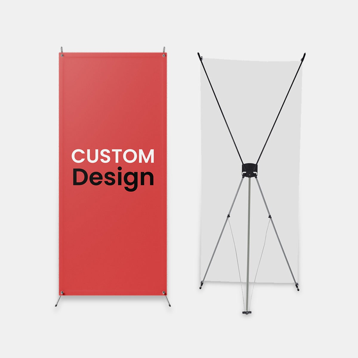 Custom X Stand Banner Display, Premium X-Stand Banners for indoor and outdoor use, Ready to use