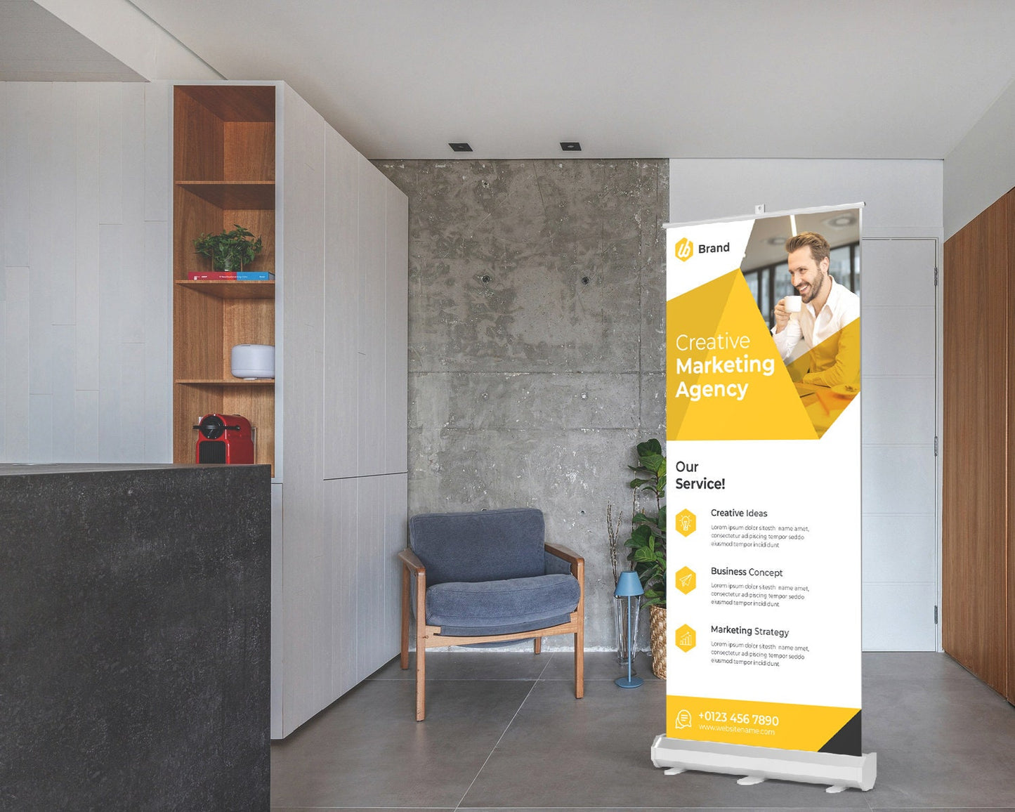 Retractable Banner with Stand