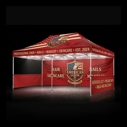 10x20 LED Custom Canopy Tent