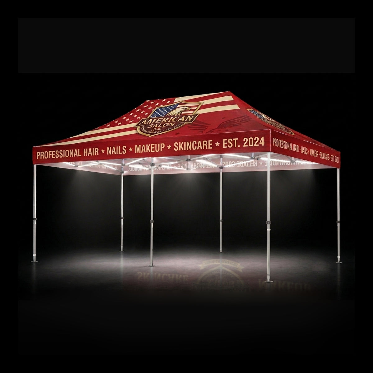10x20 LED Custom Canopy Tent