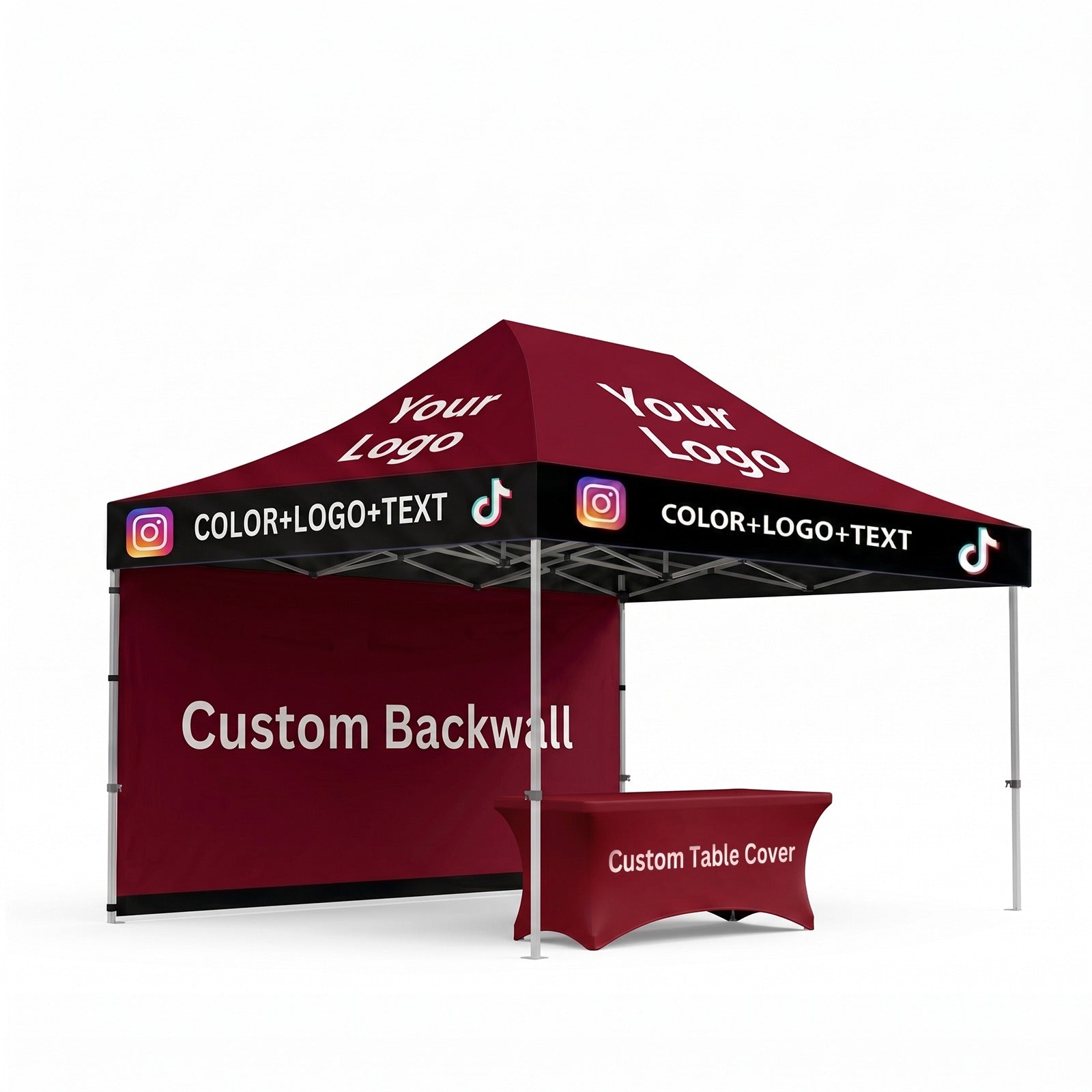 Canopy + Backwall + Table Cover