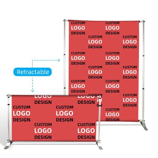 Custom Step and Repeat Banner with Stand