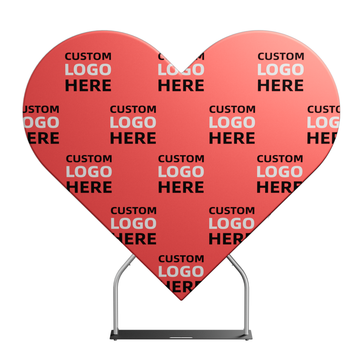 Custom Heart Shaped Photo Backdrop