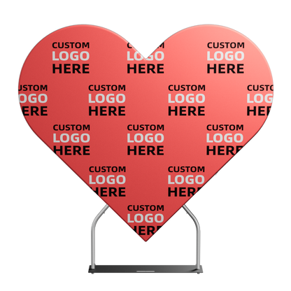 Custom Heart Shaped Photo Backdrop