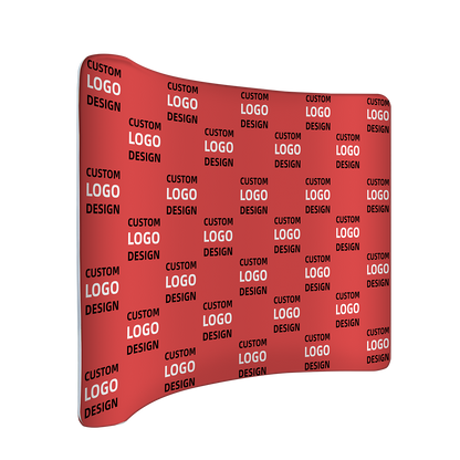 Custom Curved Tension Fabric Display