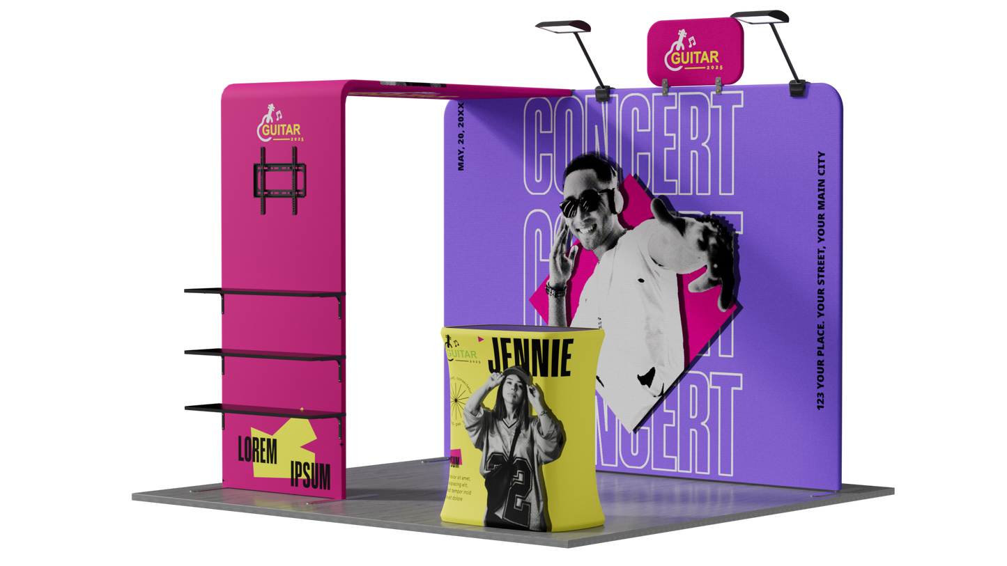 10x10ft Trade Show Booth Kit - A1