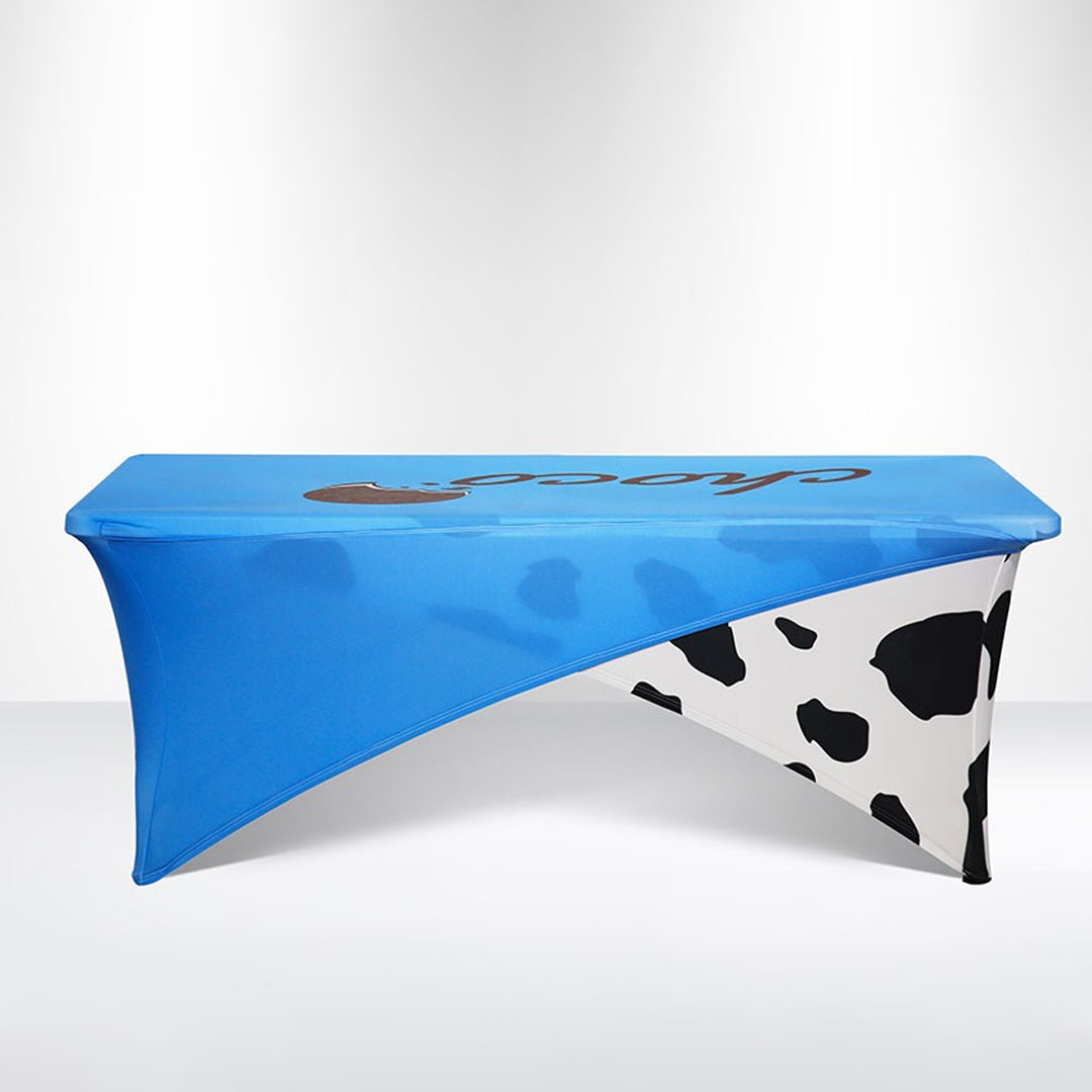 Cross-over Stretch Table Covers – Make My Banners™