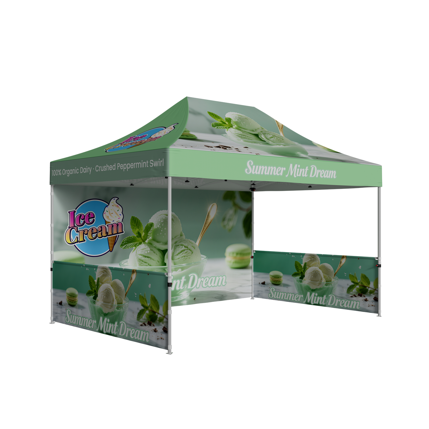 10x15 Custom Canopy Tent Package