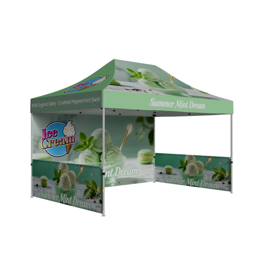 10x15 Custom Canopy Tent Package