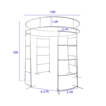 360 View 4 Panel Photo Booth Enclosure