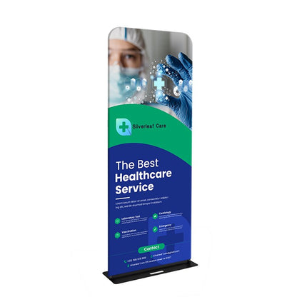 Premium Fabric Banner Stand (Round Corners)