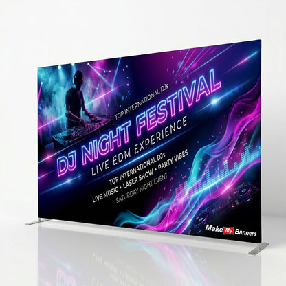 Straight Tension Fabric Display (Square Corners)