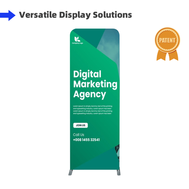 Fabric Banner with Stand (Round Corners)