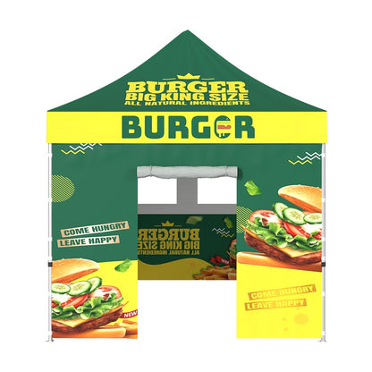 10x10 Custom Food Booth Full Tent