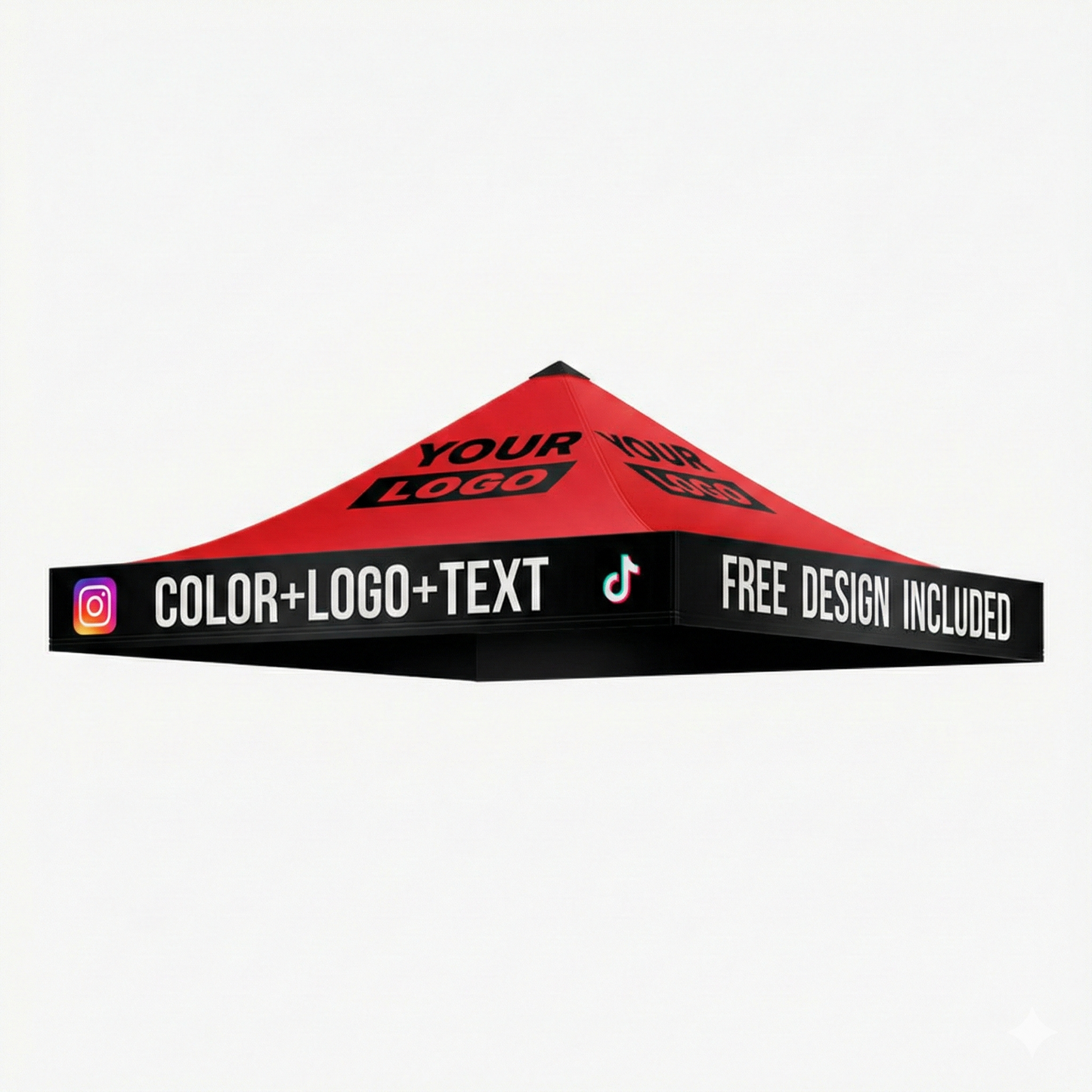 10x10 Custom Canopy Tent Package