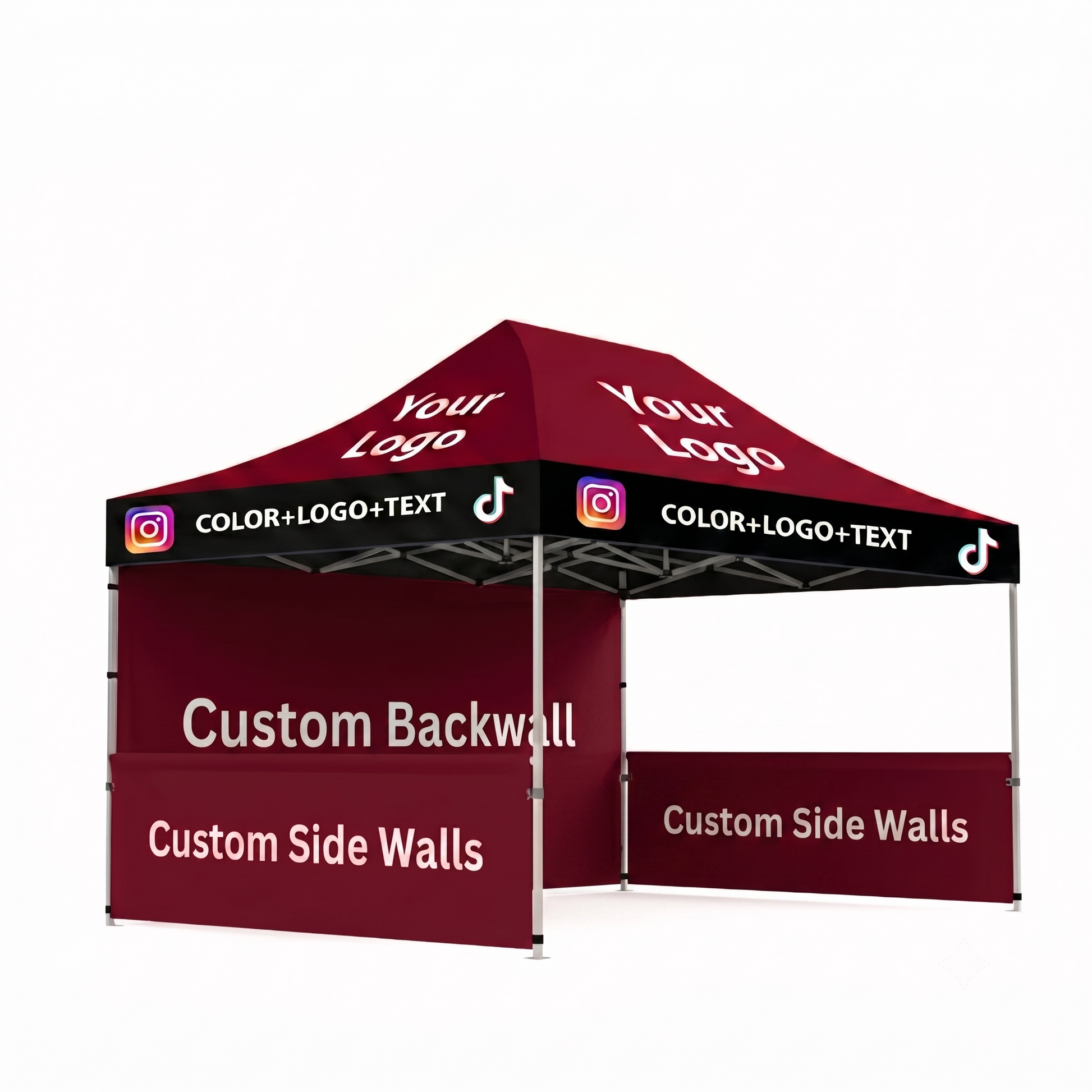 Canopy + Backwall + Half Walls (2)