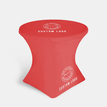 Custom Round Stretch Table Cover