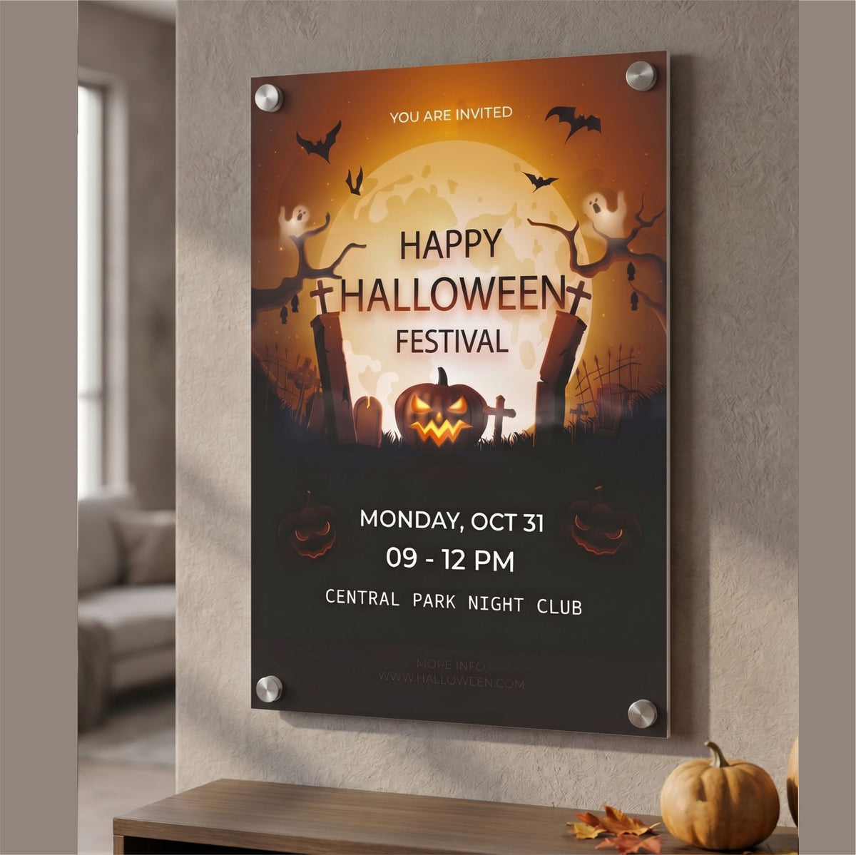 Halloween PVC Foam Board Signs