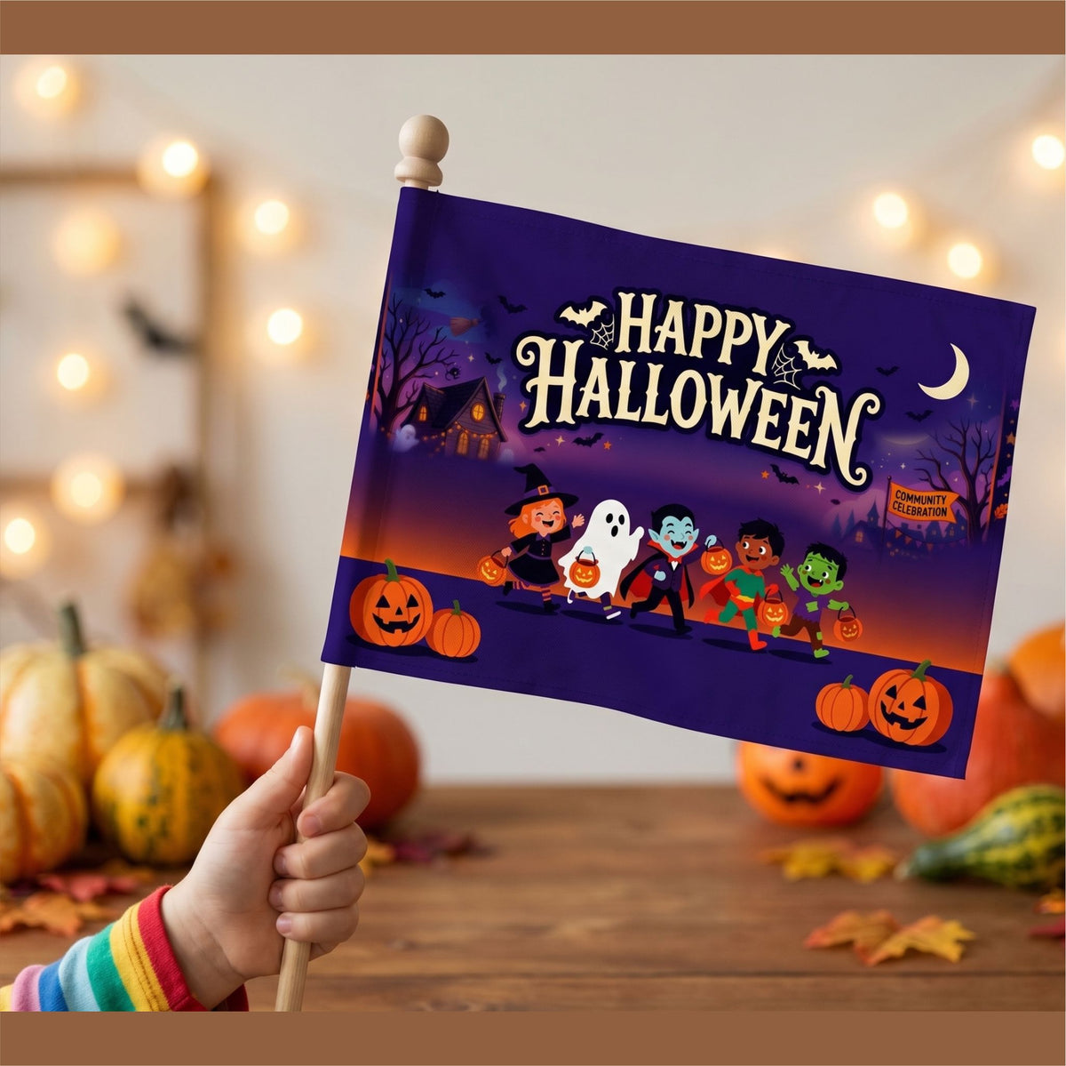 Halloween Hand Flags