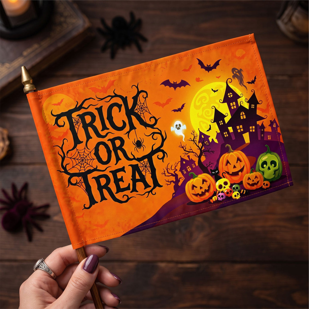 Halloween Hand Flags