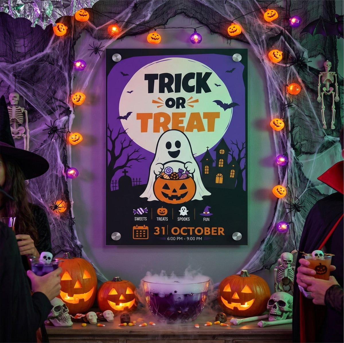 Halloween PVC Foam Board Signs
