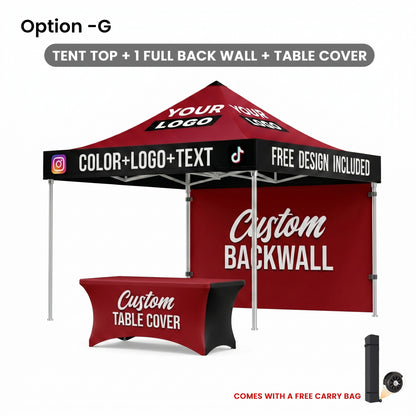 Canopy + Backwall + Table Cover