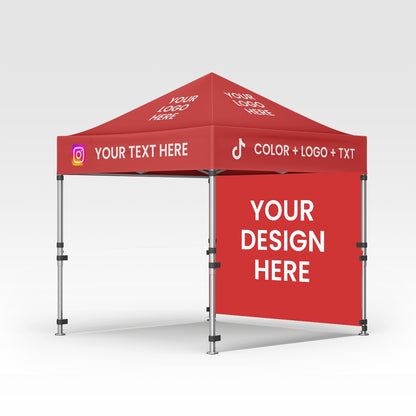 10x10 Custom Canopy Tent Package