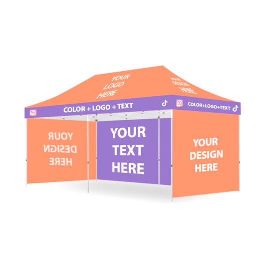 10x20 Custom Canopy Tent Package