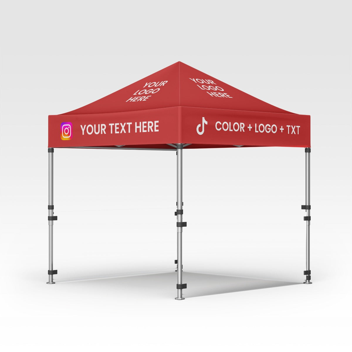 10x10 Custom Canopy Tent Package