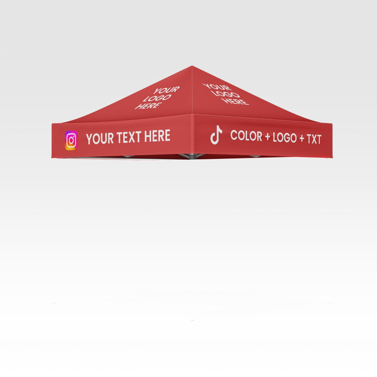 10x10 Custom Canopy Tent Package