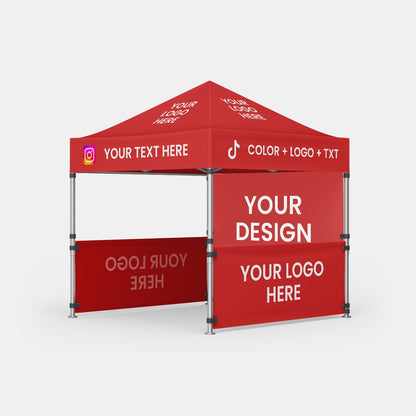 10x10 Custom Canopy Tent Package