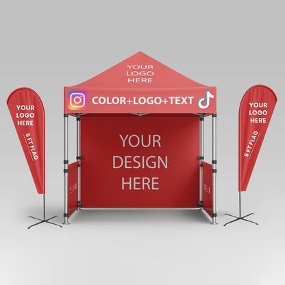10x10 Custom Canopy Tent Package