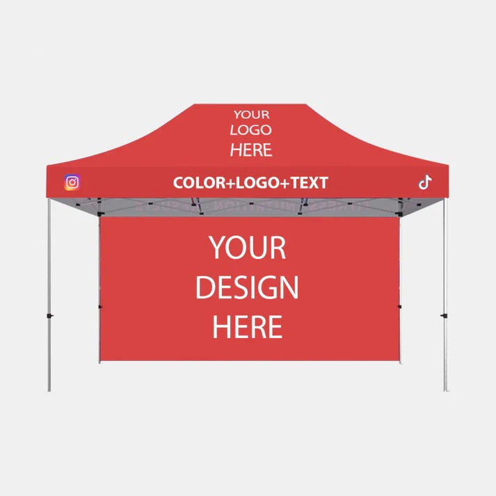 10x15 Custom Canopy Tent Package