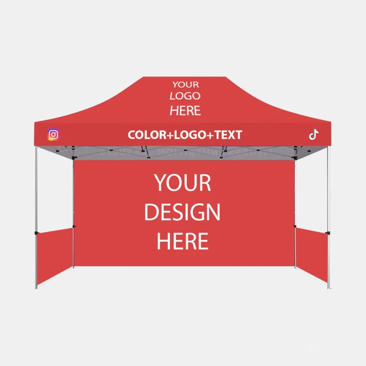 10x15 Custom Canopy Tent Package
