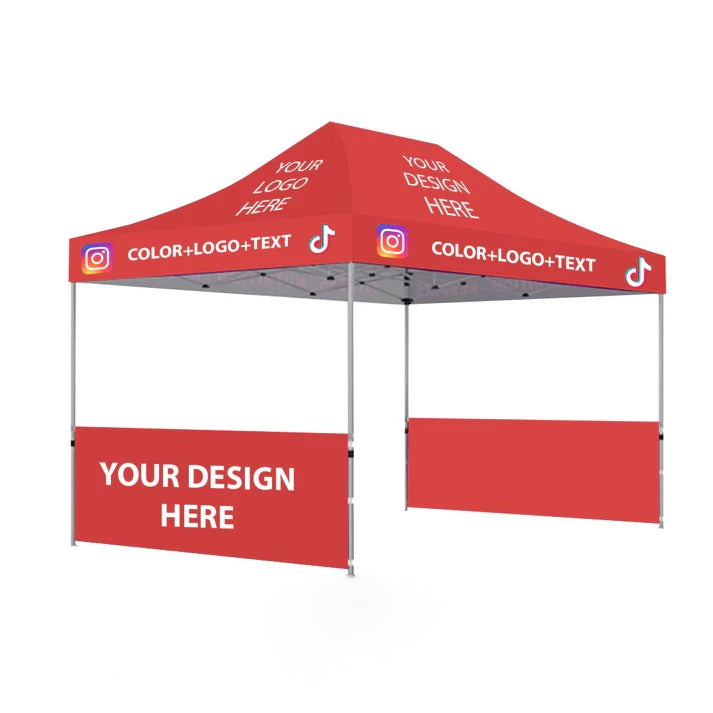 10x15 Custom Canopy Tent Package
