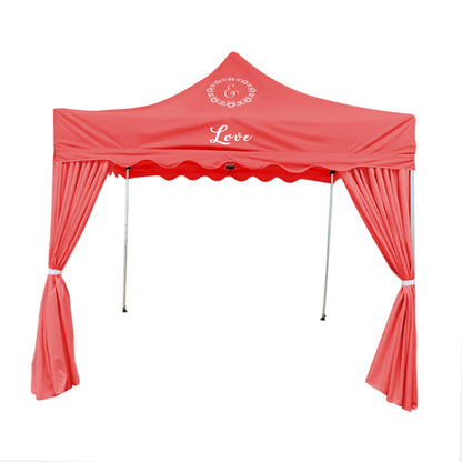 tent curtains Tent Corner Curtains – Make My Banners™