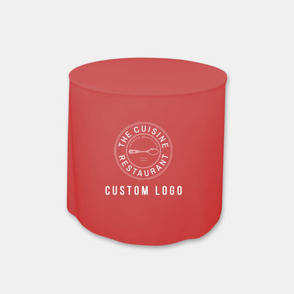 Custom Round Fitted Table Cover