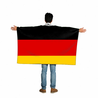 Germany Flag Body Cape with Sleeves