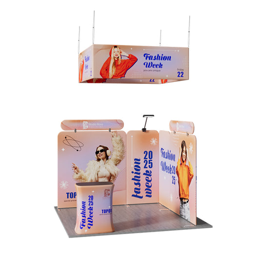 10x10ft Trade Show Booth Kit - B1