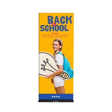 Premium Fabric Banner Stand (Square Corners)