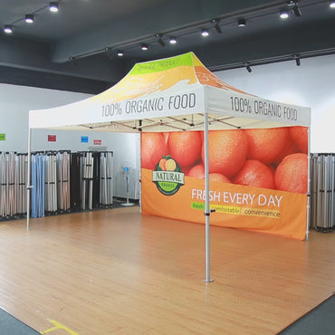 10x15 Custom Canopy Tent Package